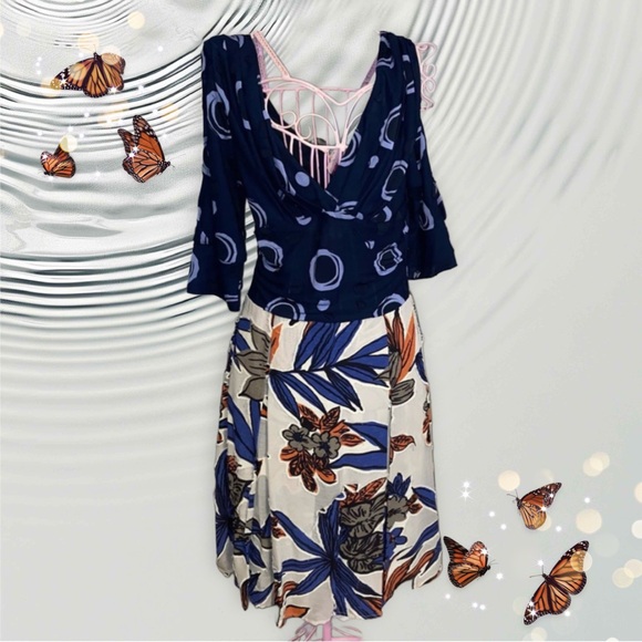 🏷️ SAVE THE QUEEN gorgeous midi dress sz Med! - Picture 2 of 6